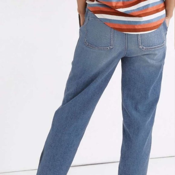 Women's Madewell Relaxed Pull On Drawstring‎ Jeans Jogger Style Pants Sz XS - Picture 6 of 13